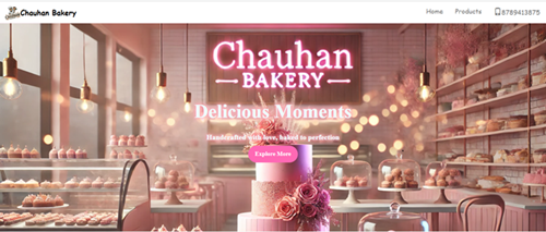 Chauhan Bakery E-commerce Website